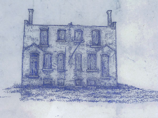 Abandoned House, Detroit VIII (Detail)
