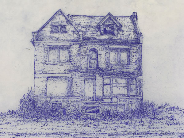 Abandoned House, Detroit III (Detail)